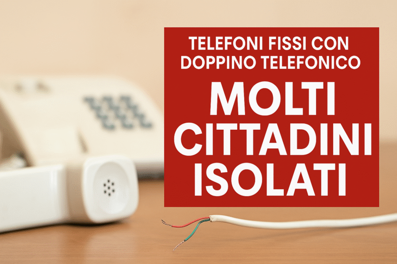 linee telefoniche interrrotte