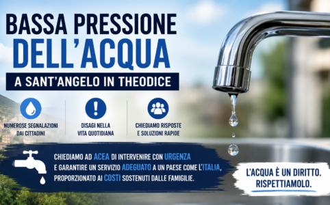 bassa pressione dell'acqua